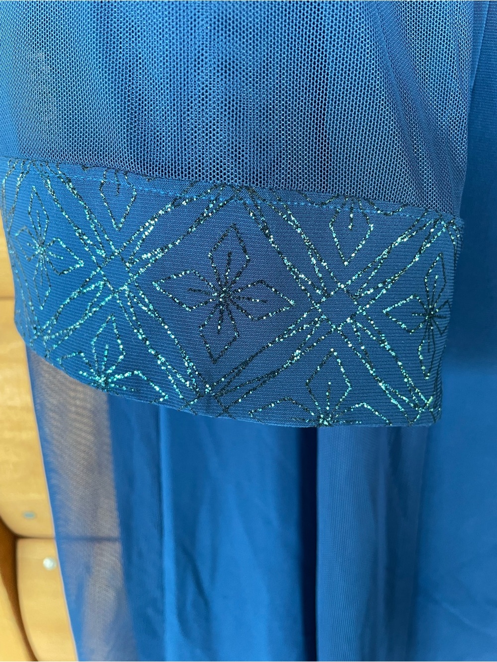 R&M Richards Blue 2 Piece Special Occasion Dress with Detailed Neckline 2X NWT - Picture 5 of 12